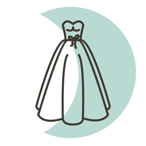 Robe ample, lin, crêpe