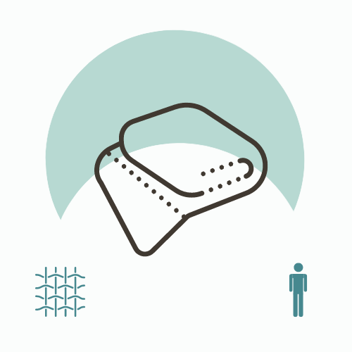 [460] Couette synthétique 1 pers