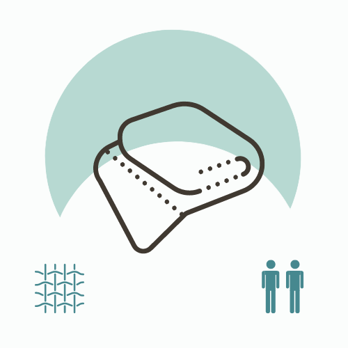 [470] Couette synthétique 2 pers