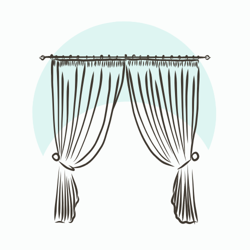 [553] Tenture velours doublé m²