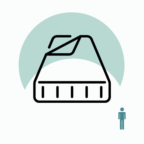 [595] Housse matelas 1 pers