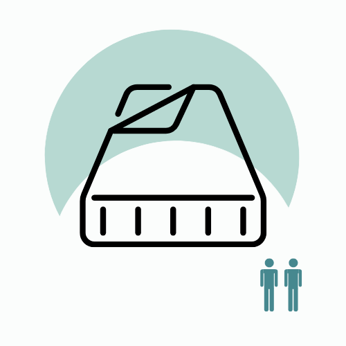 Housse matelas 2 pers