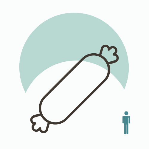 [640] Traversin 1 pers