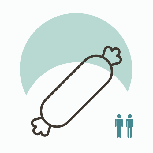 [650] Traversin 2 pers