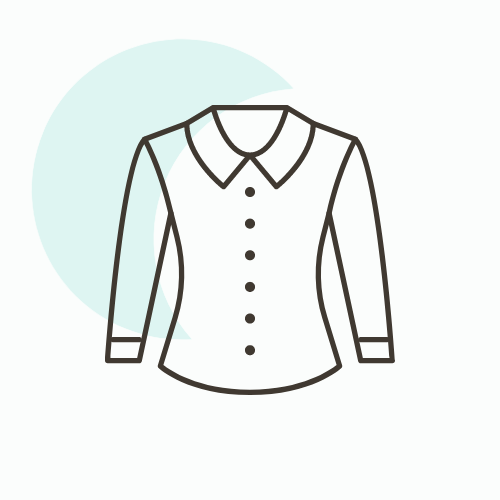 Chemisier avec manches