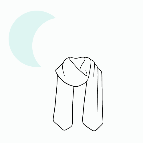 Carré - châle : petite taille, laine