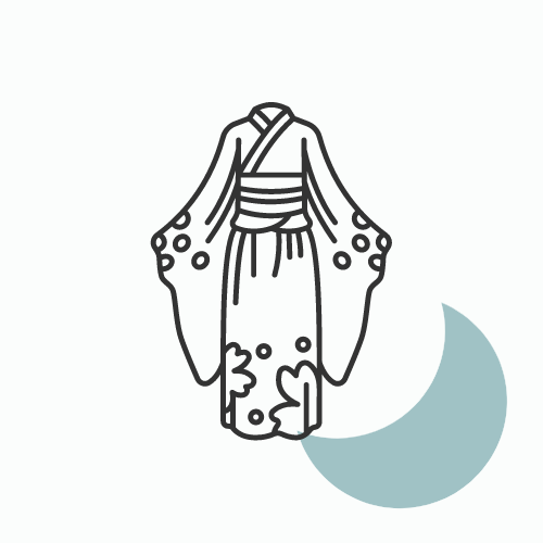 Robe de chambre longue, spéciale, soie